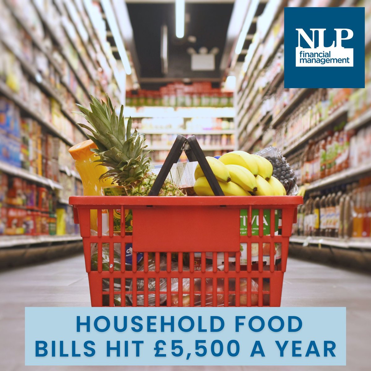 According to a report on thisismoney.co.uk; shoppers could spend an extra £275 on groceries this year as food prices continue to rise, bringing their total bill to over £5,500, new figures suggest.
#bills #inflation