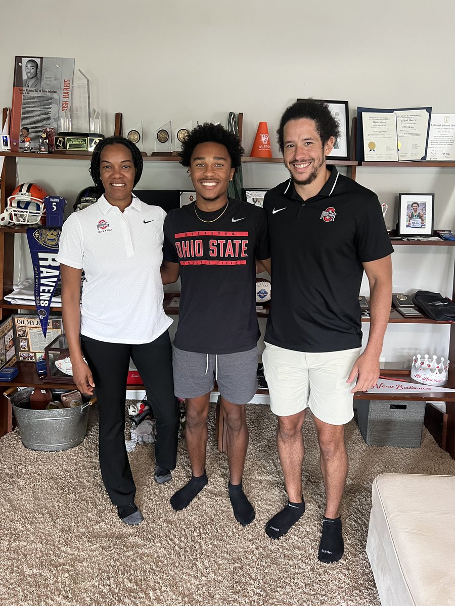 Elijah Harris (@elijah_j_harris) on Twitter photo Huge shoutout to Coach Joseph and Coach Bigelow from <a href="/OhioStateTFXC/">Ohio State T&F/XC</a> for coming out for a home visit! Looking forward to my official visit in a few weeks! Go bucks! #uncommitted #trackandfield #highjump #triplejump Huge shoutout to Coach Joseph and Coach Bigelow from <a href="/OhioStateTFXC/">Ohio State T&F/XC</a> for coming out for a home visit! Looking forward to my official visit in a few weeks! Go bucks! #uncommitted #trackandfield #highjump #triplejump