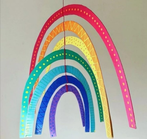 Join us this morning at the craft table to make this fun rainbow mobile! Craft available in Youth Services beginning at 10am while supplies last.