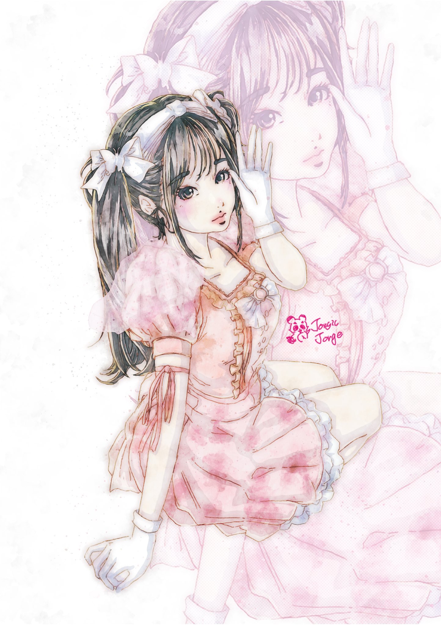 絵画No.3「無題」　作　いのこはるき Kanon ～雪の少女～/清水 マリコ 樋上 いたる 絵 本