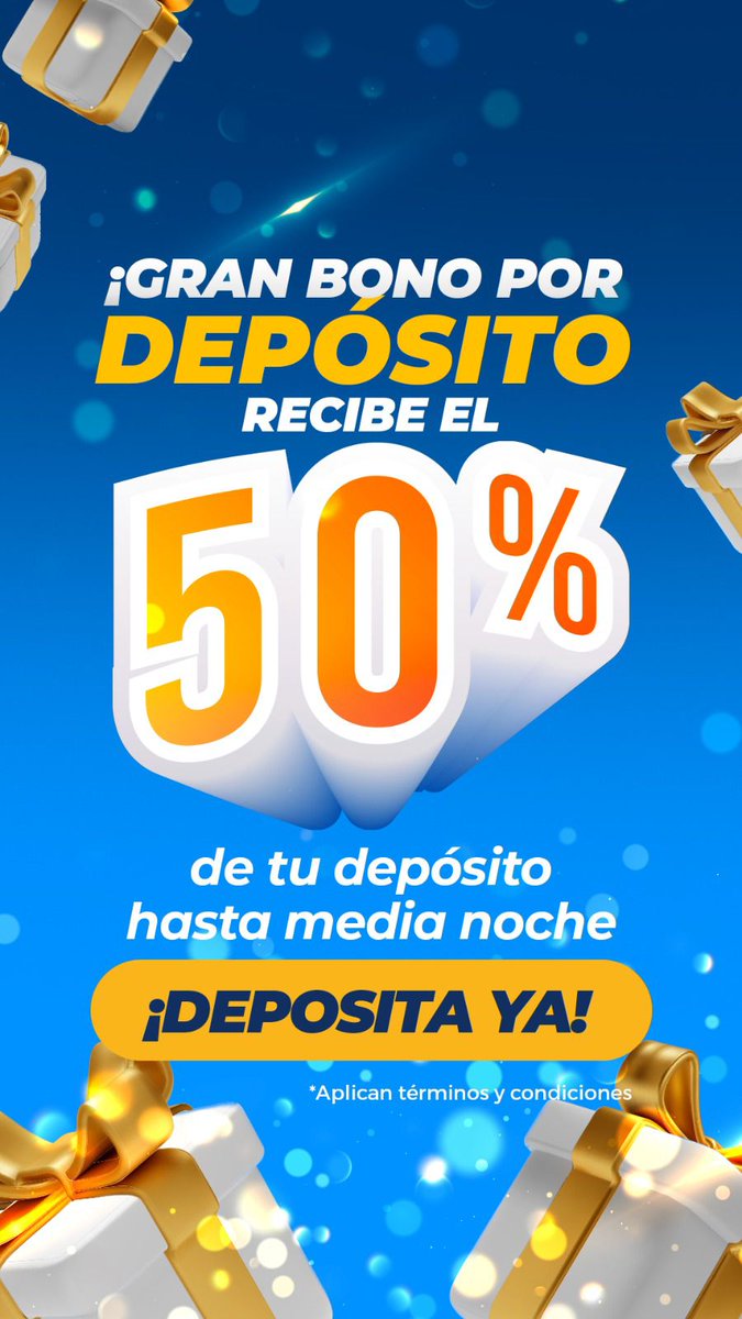 HOY SÁBADO BONO  RECARGA DE 50% MÁS REGÍSTRATE YÁ en #Divinoplay 🔥🚨

Recuerda colocar el Código DIV134270 #Divinoplay 🥳🔥 ⚾️🏒🏀⚽️🏈🥅

Regístrate y apuesta 👇 divinoplay.com/register

Código Promocional ➡️ DIV134270 
☝️☝️ Regístrate llévate 50% con tu 1er depósito