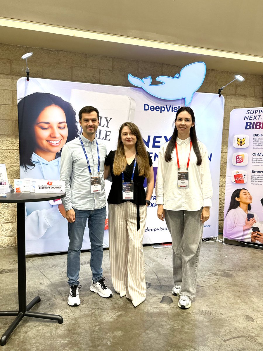 DeepVisionUA's tweet image. We’re at ASI USA 2025!
July 30 – August 2 | Find DeepVision Mission in the exhibit hall. Let’s connect! 👋🏼

DeepVision Mission is a non-profit Christian ministry dedicated to sharing the love of Christ through cutting-edge technologies.

We are passionate about reaching today’s…