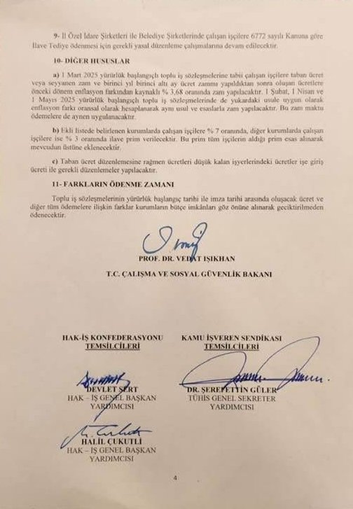 Sedaakyz's tweet photo. Kamu Çerçeve Protokol�� imzalandı. İmzalanan metin aşağıdaki gibidir.

👉Süreç boyunca doğruluğuna emin olmadığımız hiçbir bilgiyi paylaşmadık.
👉 Bundan sonra her sendika TÜHİS ile görüşmeler yaparak kendi iş kolları için sözleşmelerini imzalayacaklar.
👉 Yorucu bir dönem olduğunu kabul etmek lazım. Umarım her kesim için hayırlı olur.