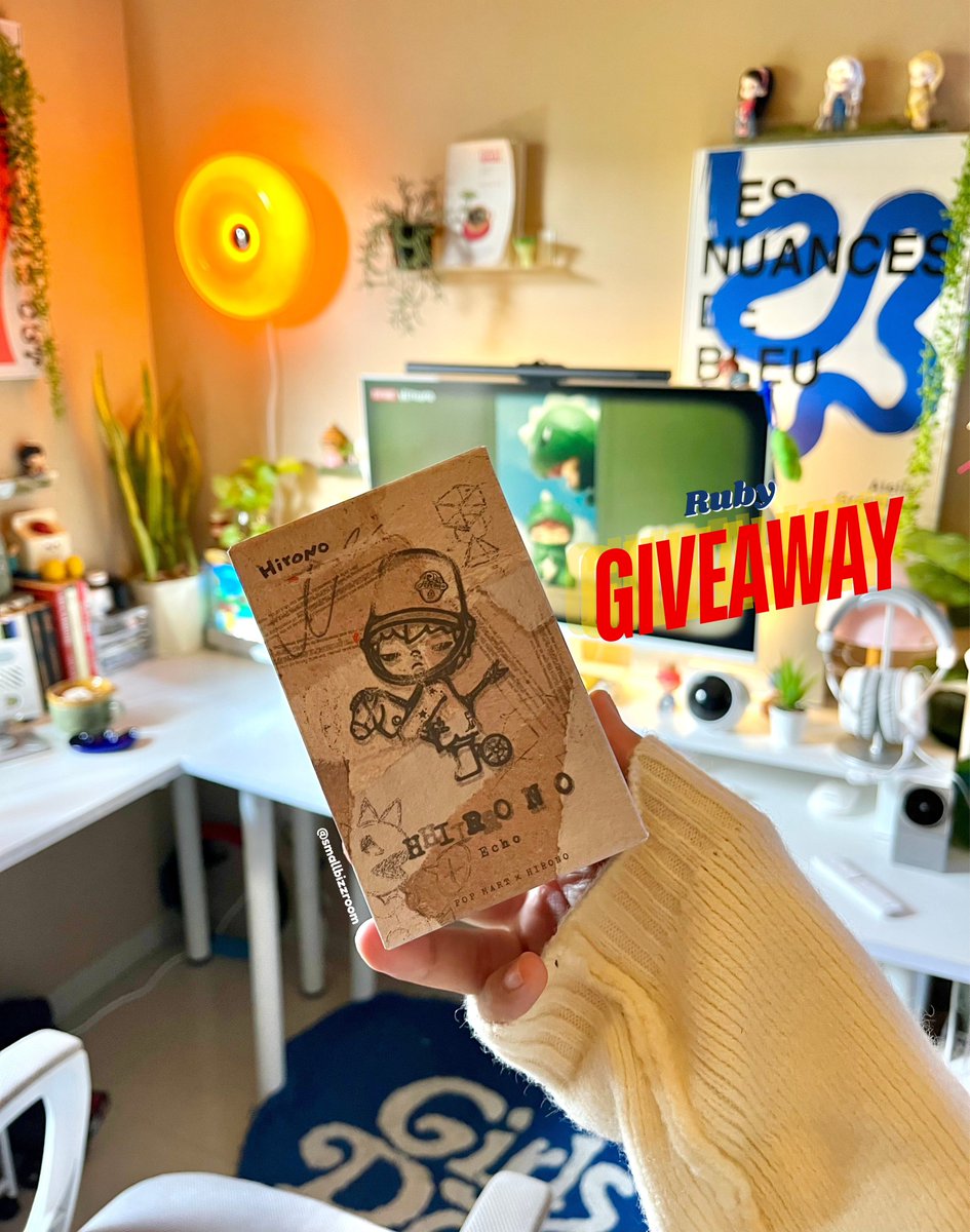 rubydumppp's tweet image. Mini Giveaway⋆˚꩜｡

1 winner : Hirono Echo Series~ sealed 🎁

Rules (wajib) ⭑.ᐟ

✦ Follow : instagram.com/smallbizzroom?…

✦ Like + RT post ini

✦ reply pake foto nono fav/wishlist kalian di series echo atau foto nono terlucu kalian pls~~

☀️1 acc = 1 entry ☀️