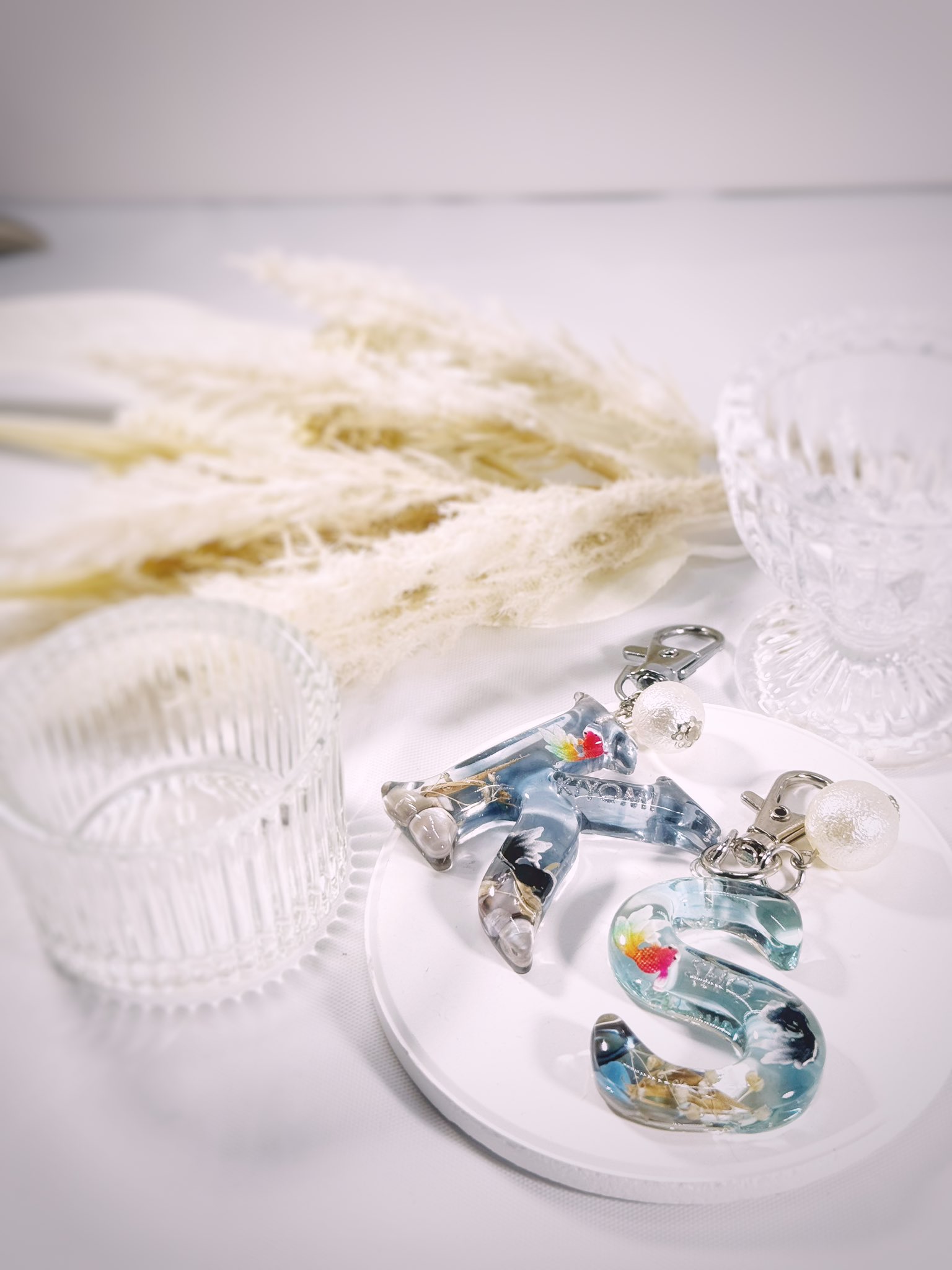 レジン　ハンドメイド　532 選べるデザイン】レジンのつぶつぶサークルネックレス