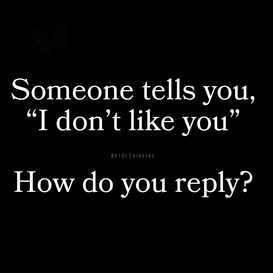 What would you say??