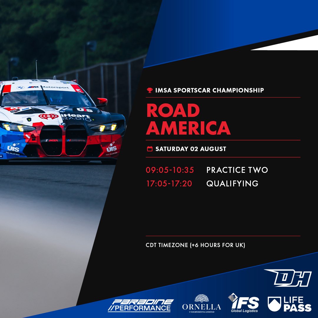 Pushing forward at Road America 🇺🇸

📺 youtube.com/IMSAOfficial
⏱️ imsa.results.alkamelcloud.com

#IMSA #BMWMMotorsport