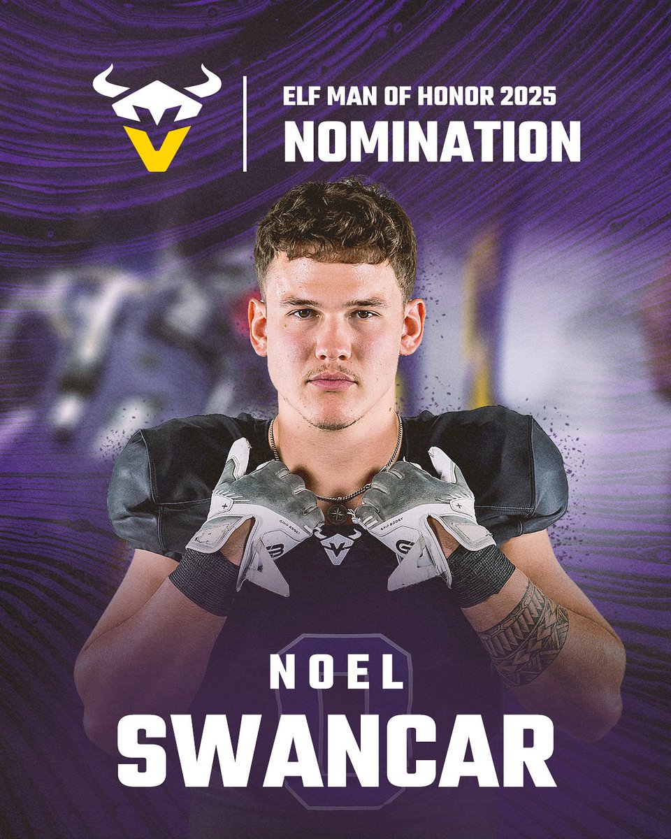 Vienna Vikings (@viennavikings) on Twitter photo We are thrilled to nominate our starting linebacker Noel Swancar for the 2025 <a href="/ELF_Official/">European League of Football</a> Man Of The Year award.
Every year, the #MOTY award recognizes a player who has shown character, sportsmanship, and a significant contribution both on and - even more so - off the field. We are thrilled to nominate our starting linebacker Noel Swancar for the 2025 <a href="/ELF_Official/">European League of Football</a> Man Of The Year award.
Every year, the #MOTY award recognizes a player who has shown character, sportsmanship, and a significant contribution both on and - even more so - off the field.