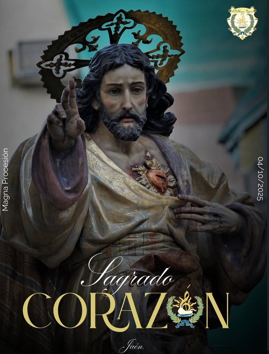 MAGNA JAÉN
Nos complace anunciar que el próximo 04/10/2025 acompañaremos musicalmente al Sagrado Corazón de Jesús en la Magna Procesión de Jaén.
Desde estas líneas agradecemos la confianza depositada en nuestra formación.
#BlancoNájera
#FamiliaMusical