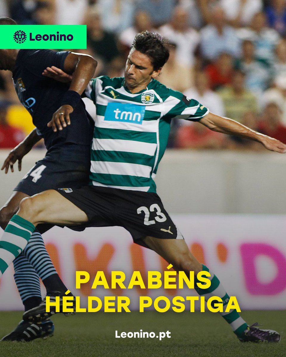 Hélder Postiga celebra o 43.º aniversário 🎂

Pelo Sporting, o avançado fez 18 golos, contribuindo para a conquista da Supertaça em 2008 🏆

Parabéns, leão 🦁