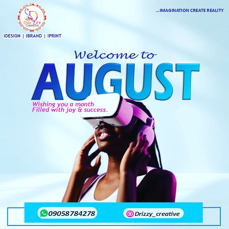 Happy new month to our valued customer🫂We hope that God blesses everything related to you this month🙏We appreciate your help and support in making our services your top choice❤️
Send us a Dm here / WhatsApp:09058784278
#drizzycreative #mydesign #newmonth #Graphic #viral