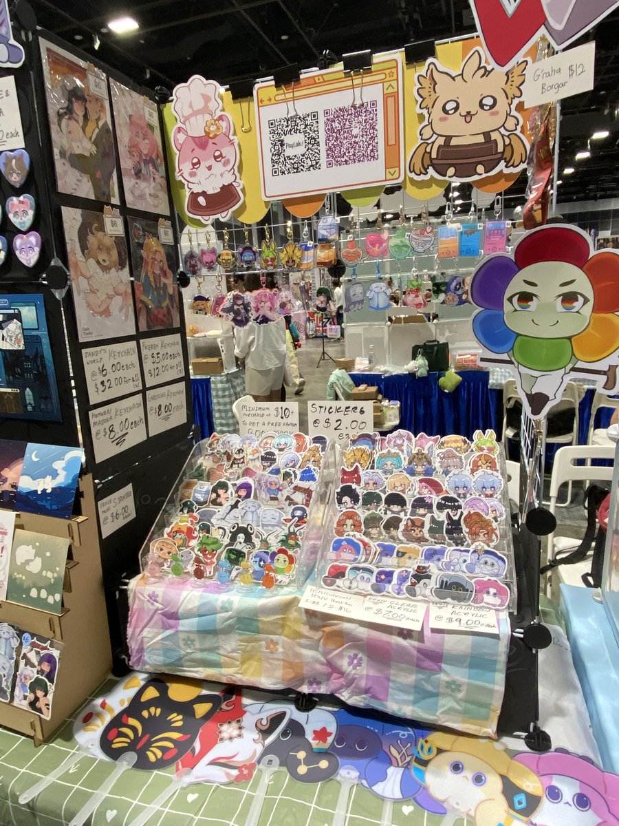 End of Day 1, didn’t made much sales but I’m happy with the booth layout.
Might sell some stuff for clearance so keep an eye for that~

See you tomorrow! #AFACSFSG25