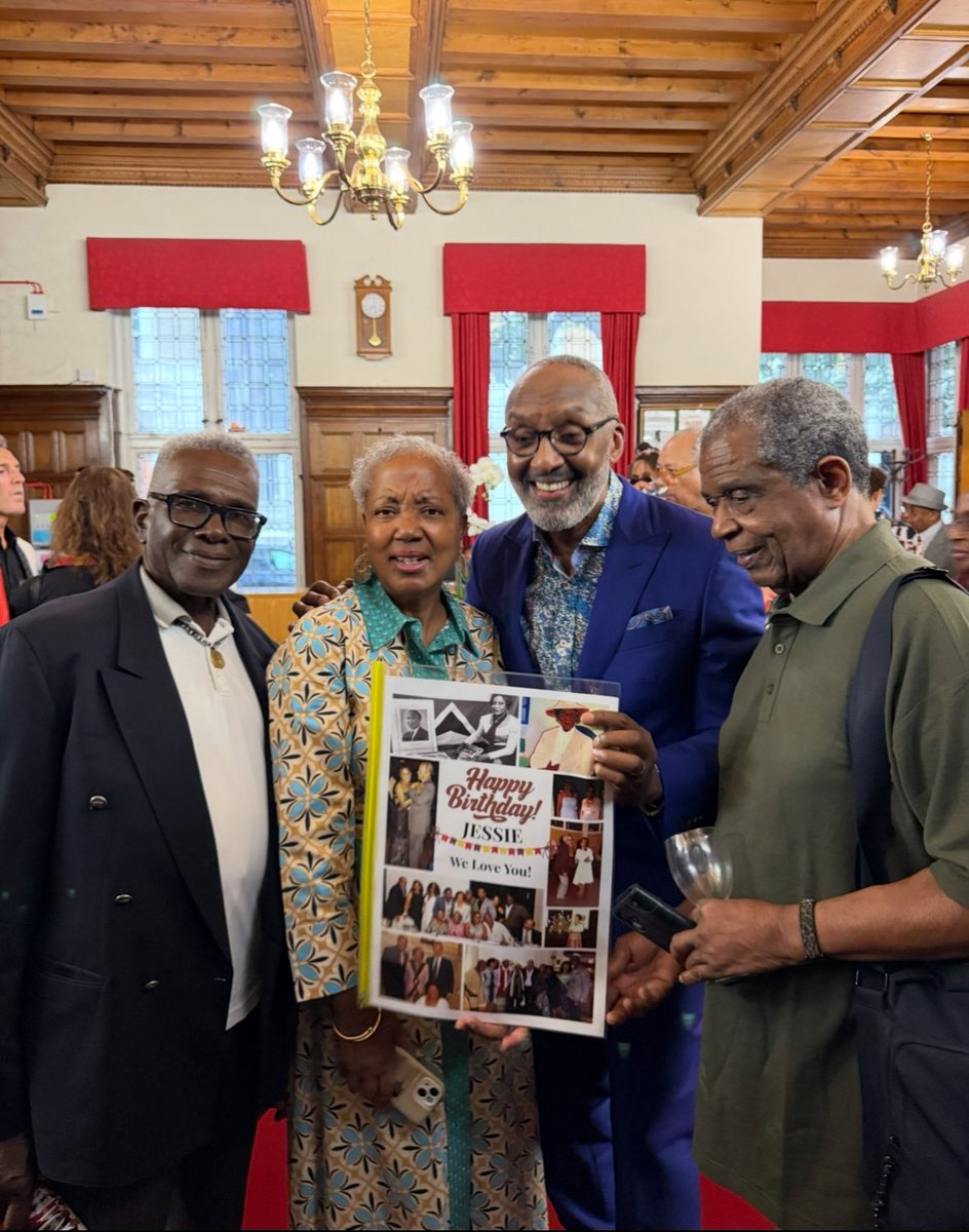 Recognising 98 Years Young!!!
Early in the week we rejoiced &amp; celebrated w/ Jessie Stephens MBE during her 2day birthday bash, starting at Buckingham Palace where her #Windrush75 portrait was permanently mounted, followed by a surprise party at the <a href="/SaintLuciaGov/">Saint Lucia Government</a> High Commission.