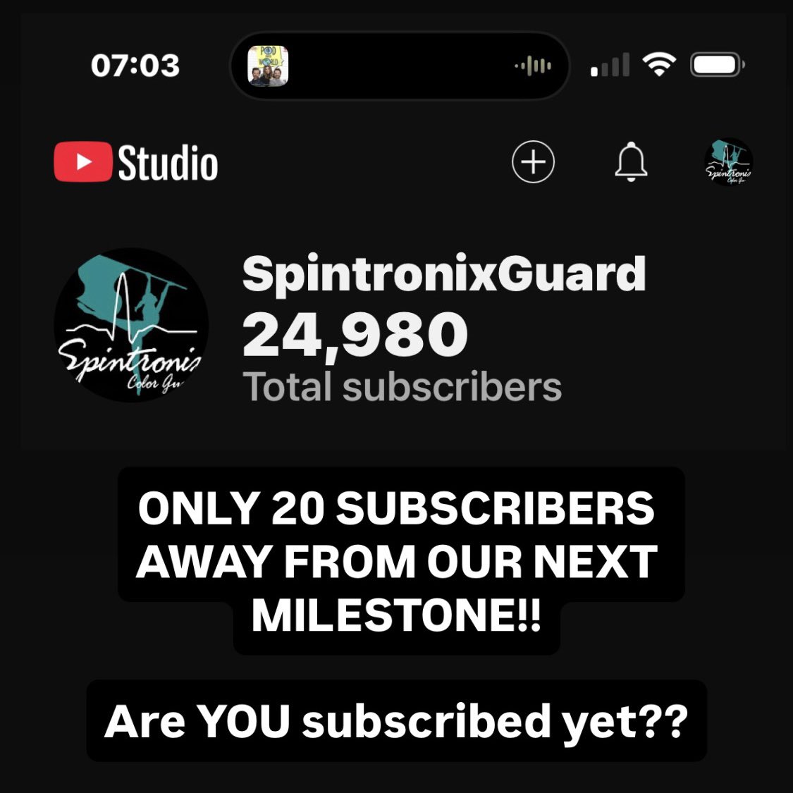 I’m SO EXCITED!!! We’ve been in this game for a LONG TIME (almost since the start of YouTube itself 😅) and it’s been slow growth but it’s been consistent and overwhelmingly positive! Y’all really are the BEST Spinthusiasts. 💙🙏🏻💙
