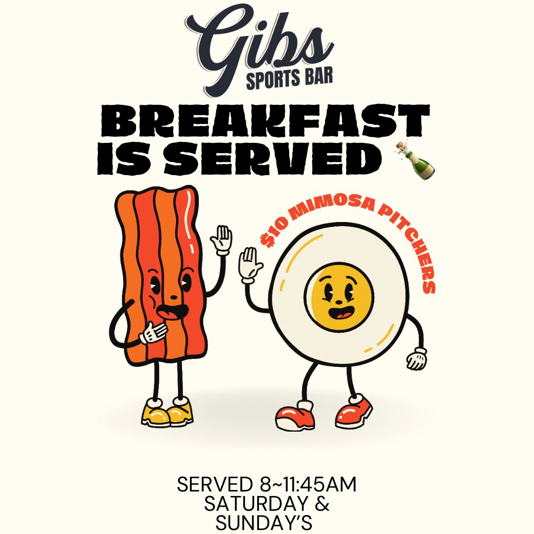 Start your Saturdays off right with Lucy's famous breakfast paired with our $10 mimosa pitchers.

#Cheers🥞🍳🍾☕️