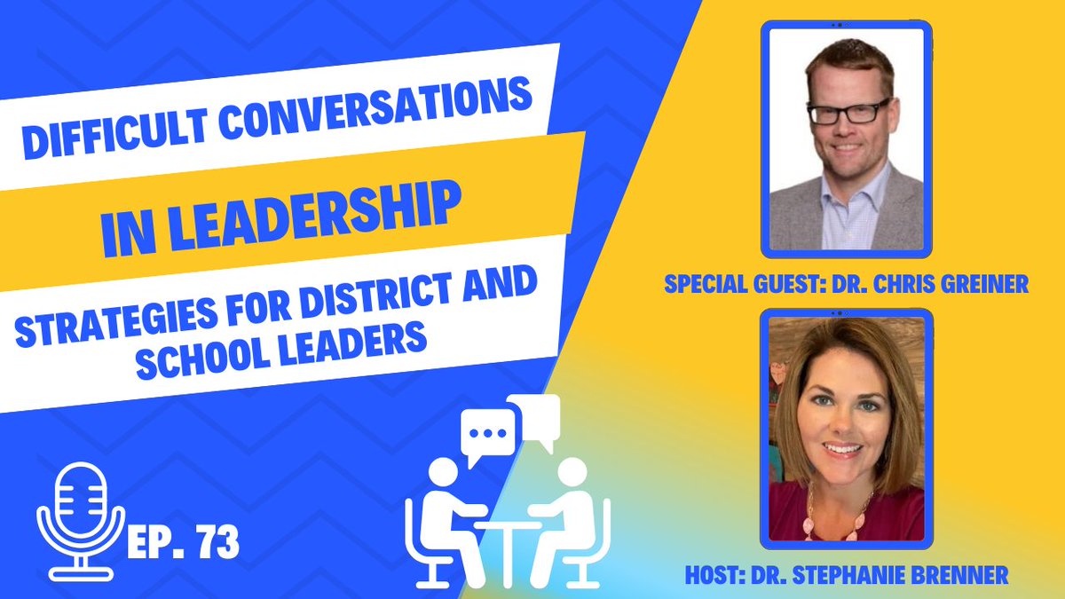 One of our most popular episodes! 🎧 Join Dr. Stephanie Brenner &amp; Dr. Chris Greiner as they unpack how to approach tough conversations with clarity, empathy, and confidence. A must-listen for any school leader navigating change. 

bit.ly/3R9O6n4
#CompassPDPodcast