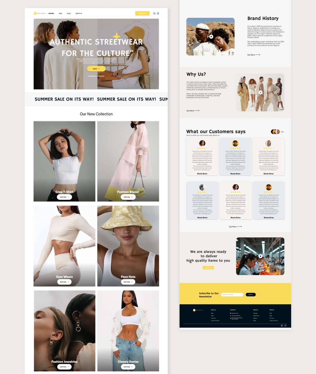 Post it girl! This rang in my head like a million times today cause there was also a part of me saying no
Y’all Don’t wanna know how many designs I’ve been hoarding all my life So,here is my landing page exploration,using real words
Shey mo cook?