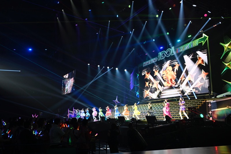 ★━━━━－－－－———————
　　765PRO ALLSTARS単独LIVE
　～NEVER END IDOL!!!!!!!!!!!!!～
　　　　DAY1 公演終了
———————－－－－━━━━★

ご来場・ご視聴ありがとうございました🌟
アーカイブでも本日の公演をお楽しみください！

🎫配信チケット
asobistage.asobistore.jp/event/765as_ne…