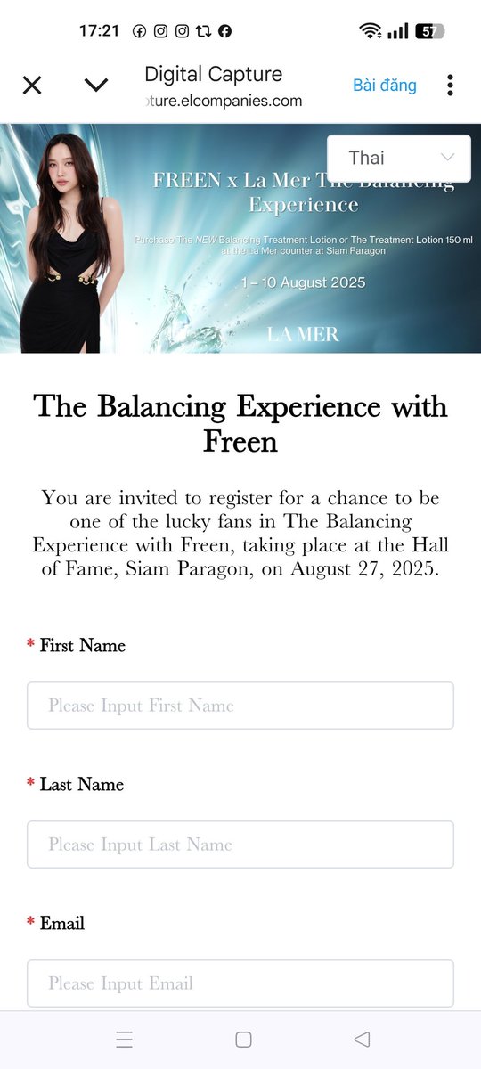 dao_nguyen2908's tweet image. ✨ LA MER x FREEN ✨

Freen on La Mer Facebook and IG story post 🤗🥰❤️
We're proud of you Freen 
👏🏻🥹✨

#LaMerxFreen #LaMer
#srchafreen #GIRLFREEN
#LaMerBalancingTreatmentLotion
#ClarityFromWithin #LaMerThailand
