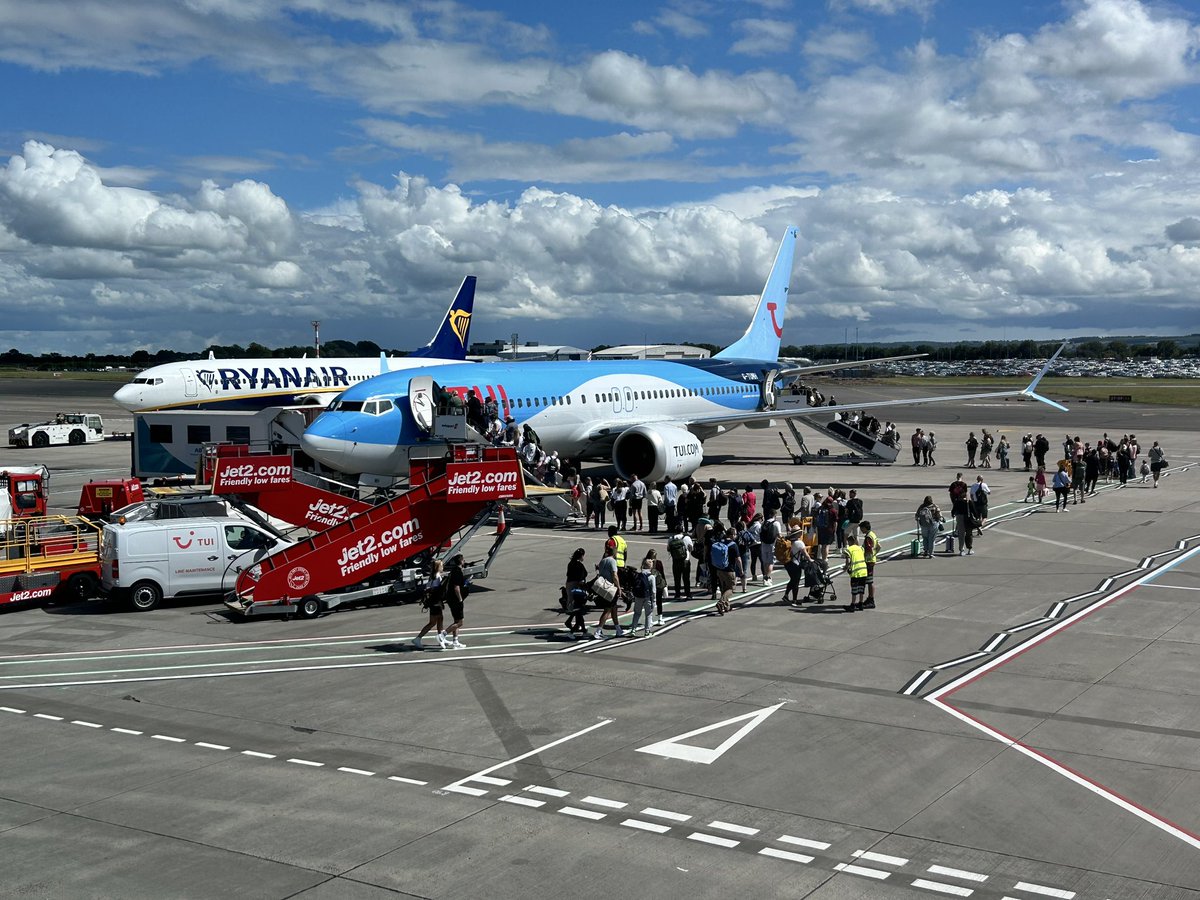 Is there a better feeling than boarding the plane knowing that in a few hours you’ll be somewhere warm and able to switch off for a week or two? #Travel #Airport #Holiday #Avgeek #Planespotting #BristolAirport #Summer2025