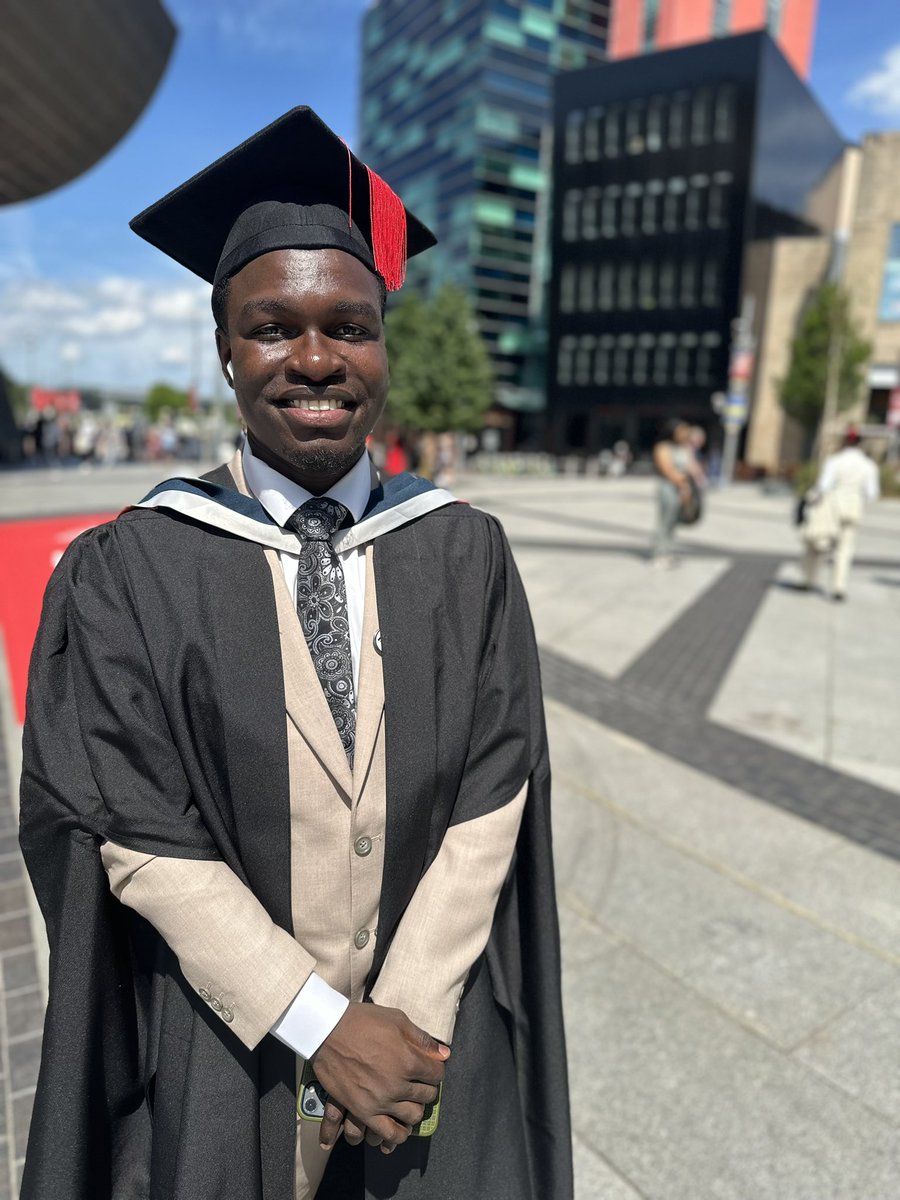 JosephAdianu's tweet photo. Update.

I bagged my MSc. Financial Technology with Distinction from the University of Salford, Manchester! 🎓

Thank you guys. ♥️ https://t.co/tkGU6RFGWw