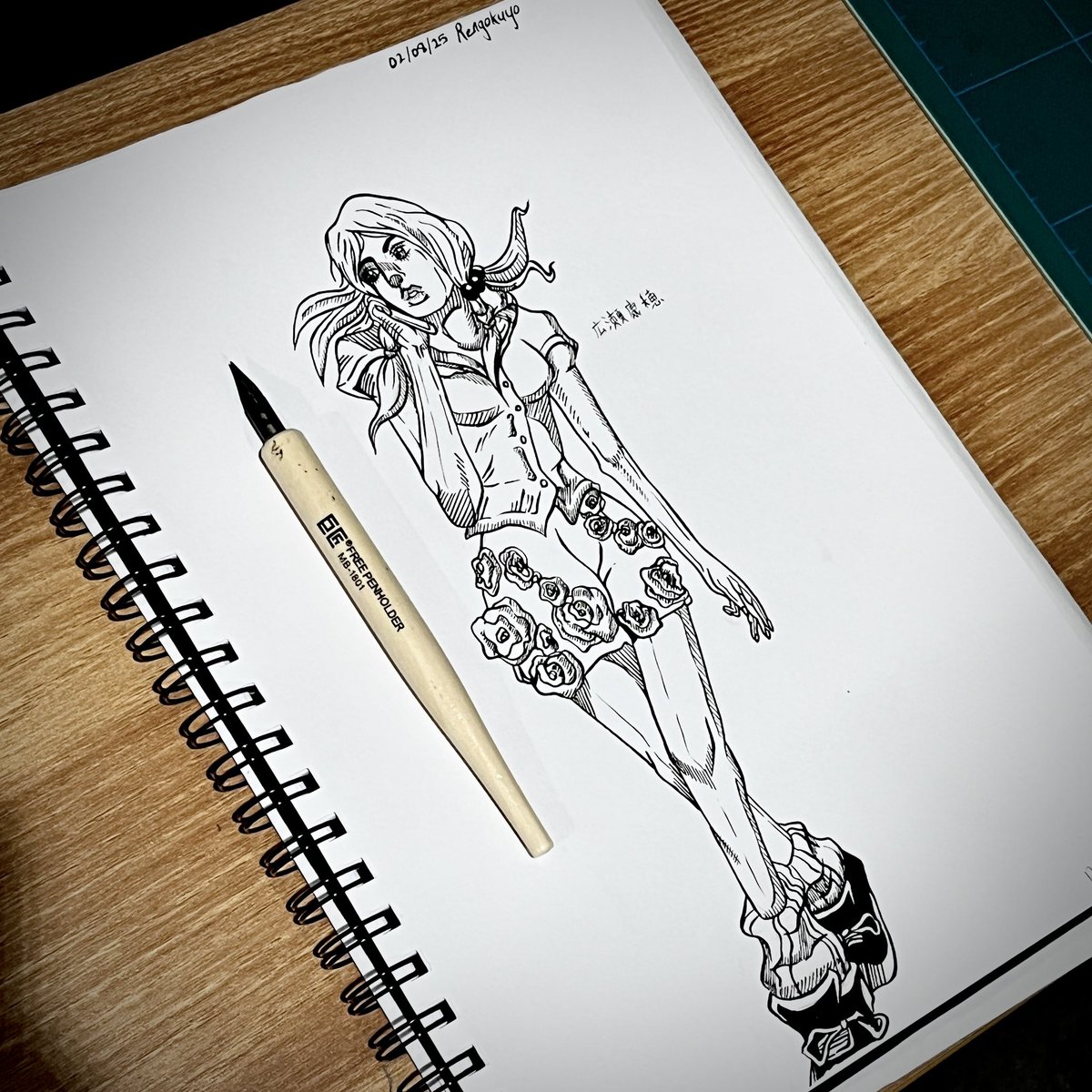 2nd gesture piece done and the 3rd dip pen physical I have completed. Slowly getting the hang of it

Loving every step of the journey! 2/20 gesture designs done! Lets keep grinding

All credits to Hirohiko Araki for the original design and study material

discord.gg/KZKAZBmU9x