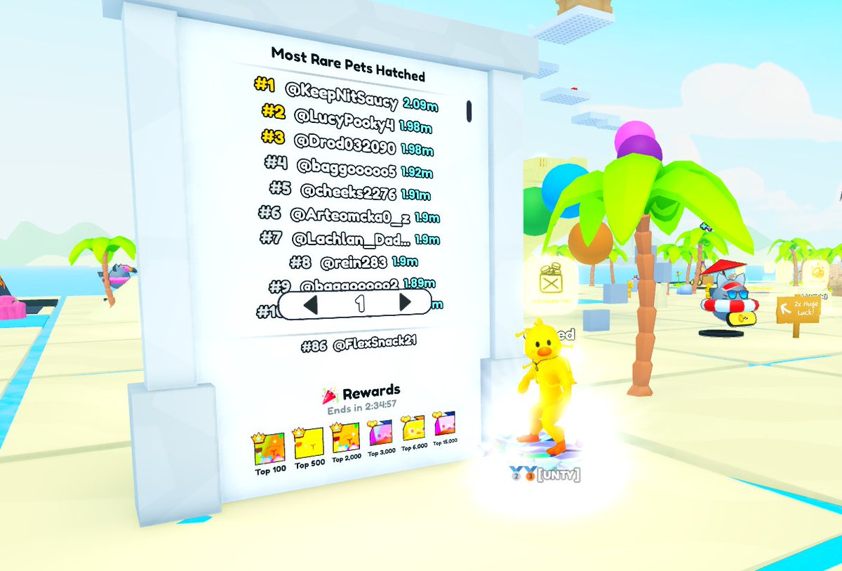 Made it to Top 100! I really wanted this Rainbow Capybara Titanic :>>>