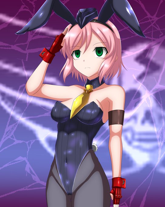 #バニーの日
 #バニーの日2025 
新作描けそうに無いと言ったな
ドールズスーツ風バニーとか思い浮かんでしまって描けてしまった…… 