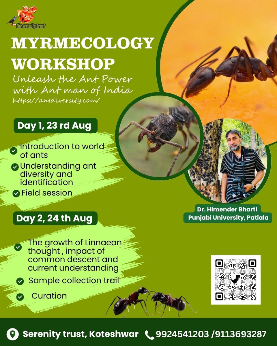 Ant Systematics, Evolution - Myrmecology Workshop at Ahmedabad, organised by The Serenity Trust, Ahmedabad