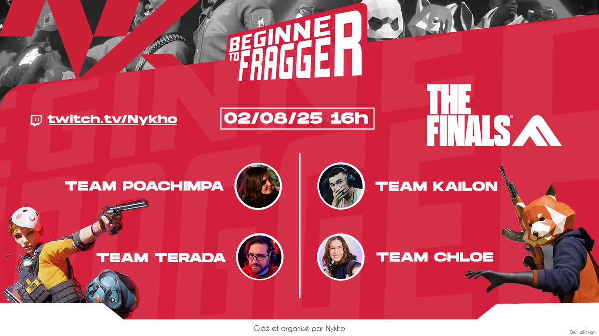 Je lance le stream tôôôôt ! Chill, café, papotage, multigaming et surtout à 16h on se fou sur la tronche avec l'équipe <a href="/waterpatate/">Waterpatate 💫</a> <a href="/Elbe_Poly/">Elbe_Poly</a> (organisé par <a href="/Nykho_QC/">Nykho</a>) contre d'autres streamers !

➡️ twitch.tv/terada