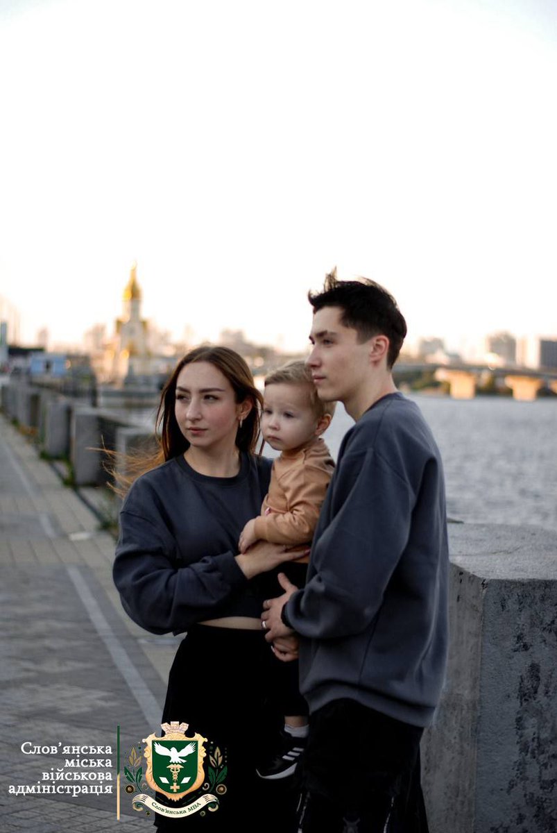 This beautiful young family murdered by russia in Kyiv were also internally displaced people, who fled the war from the Donetsk region: 23yo Mykyta and Sofia, their 2yo son Lev and an unborn baby. They rented an apartment on the fifth floor of the block targeted by the russian