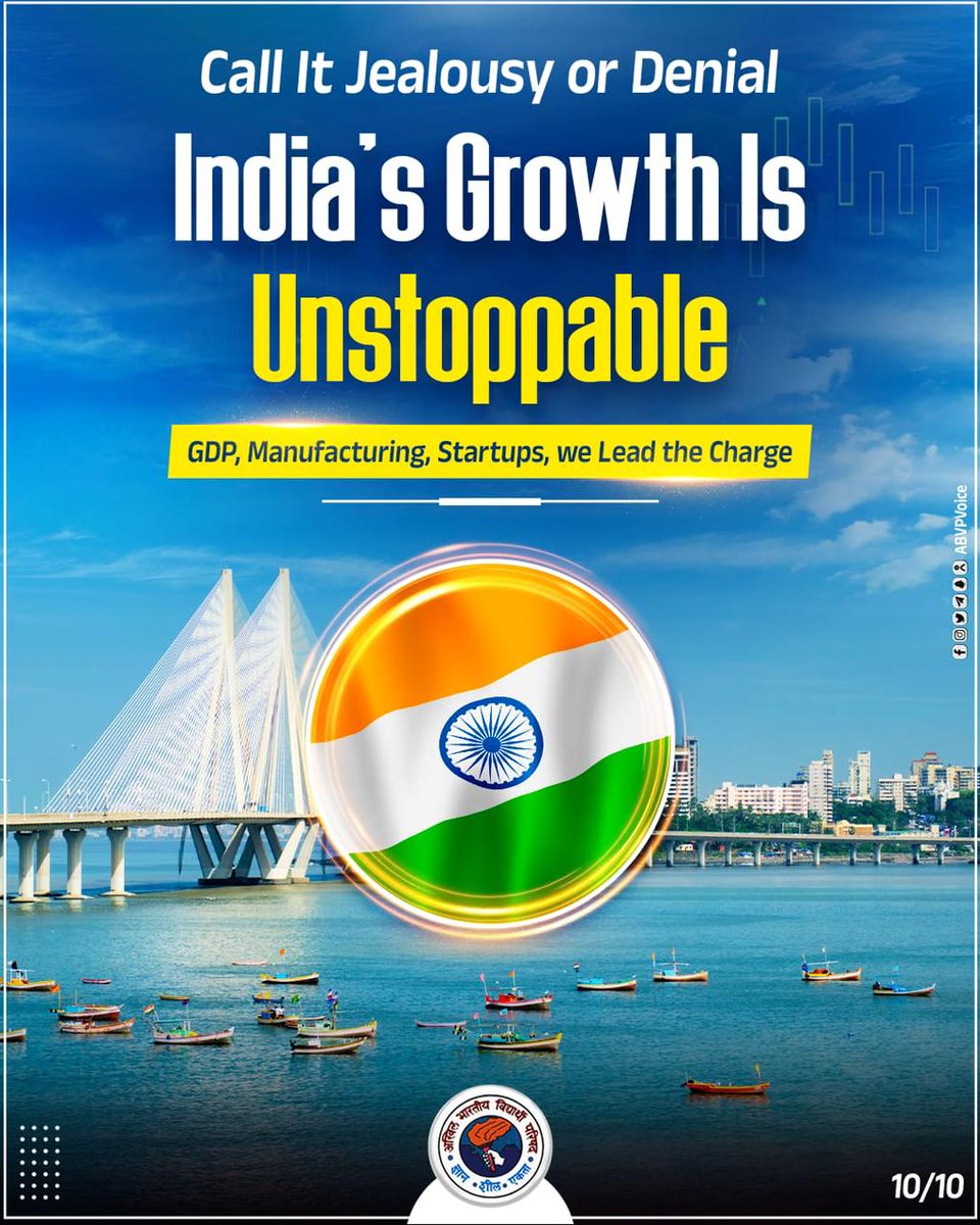 ABVPVoice's tweet photo. Swipe through as we bust the Western propaganda with hard numbers and show the world where the real economic momentum lies. 

#ABVPExplains https://t.co/G2QD3JIcCM