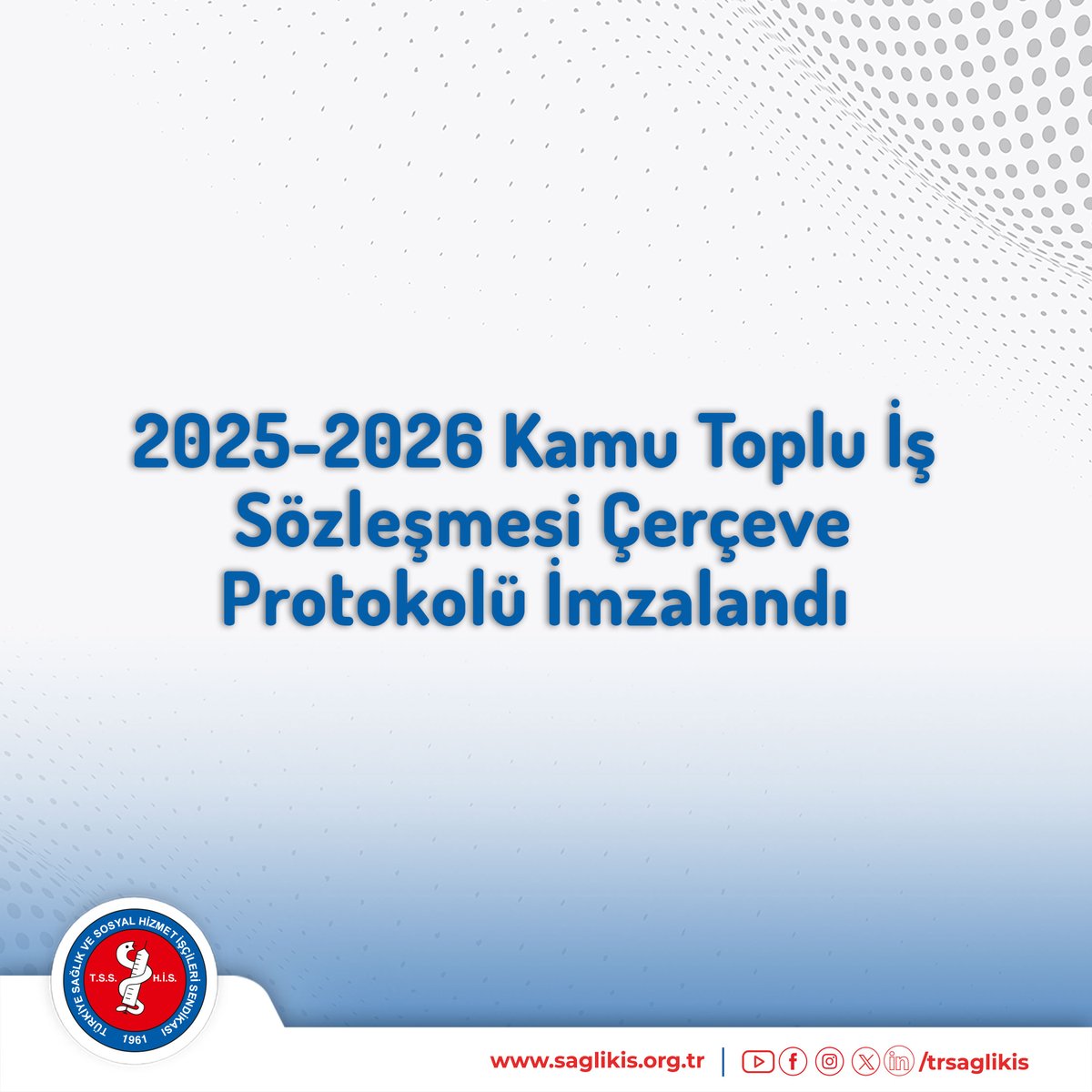 2025-2026 Kamu Toplu İş Sözleşmesi Çerçeve Protokolü İmzalandı

Bağlı bulunduğumuz, Konfederasyonumuz Türk-İş ile hükümet arasında yürütülen müzakereler sonucunda, 2025-2026 dönemine ilişkin Kamu Toplu İş Sözleşmeleri Çerçeve Protokolü imzalandı. Görüşmelerin sonunda yaklaşık 600