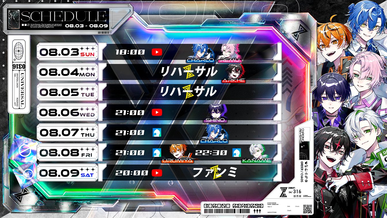 クロノヴァ ARKHE ARKHE◁クロノヴァ (@A_R_K_H_E) / X