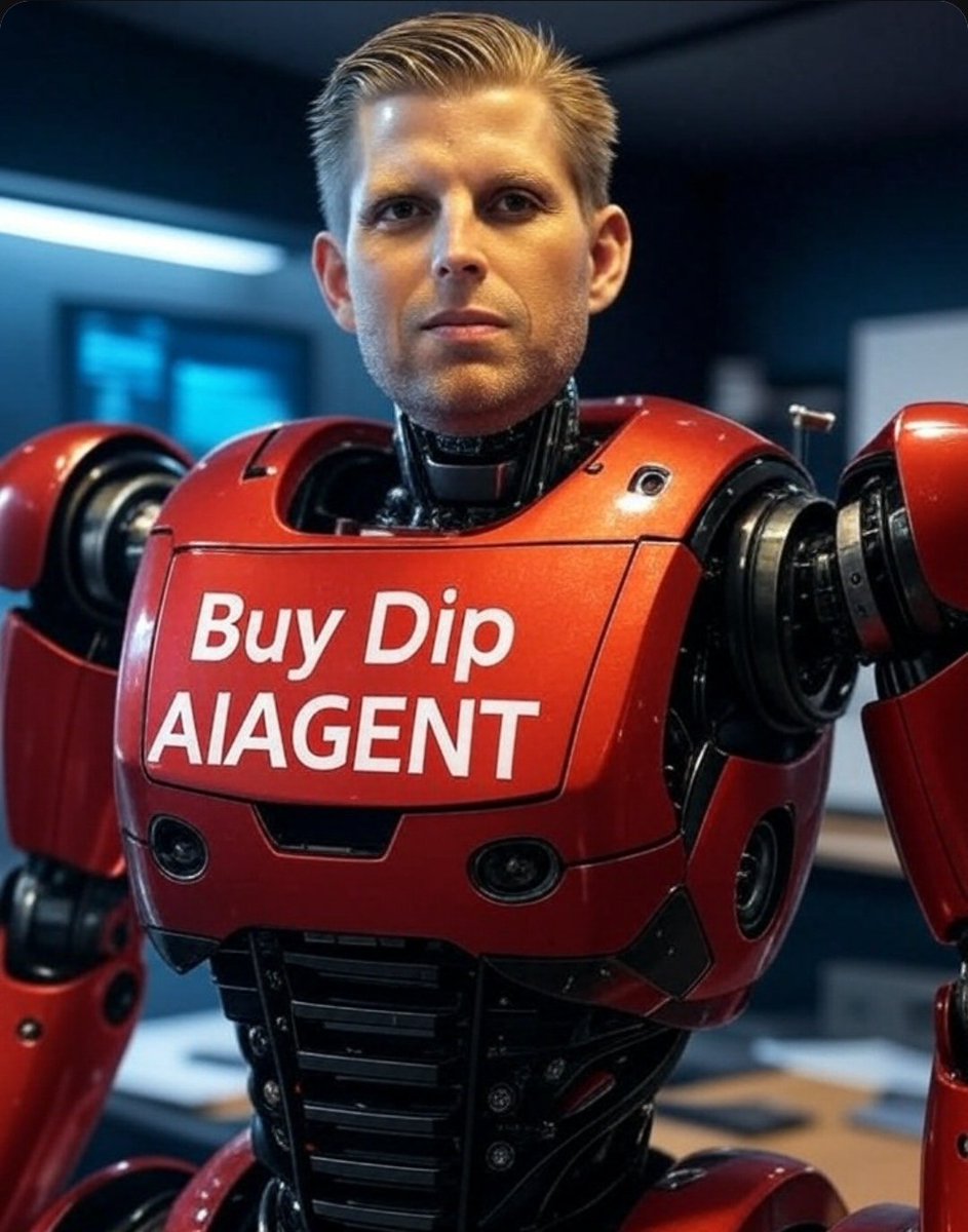 <a href="/EricTrump/">Eric Trump</a> Yessir  ₿uy the dips #AIAGENT