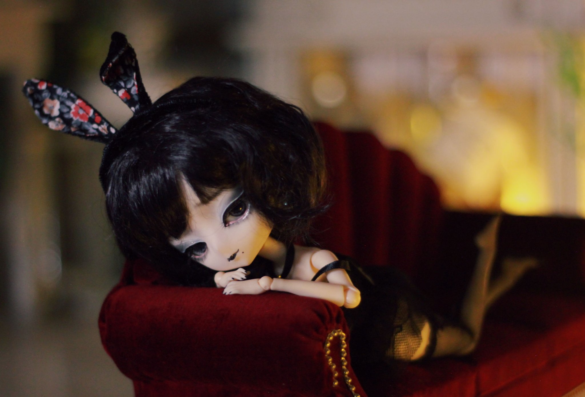 作家 ハンドメイド こまざらし アートドール saori_surunnuage 👈他の作品はこちら🦄✨ 展示用に作った
