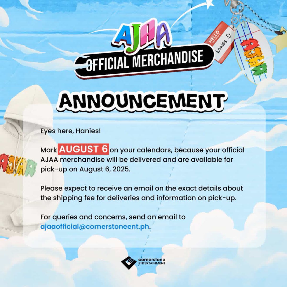 📣‼️ANNOUNCEMENT‼️📣

#AJAA #AJAA_Merch