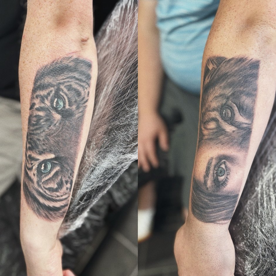 As a tattoo artist who didn’t learn how to do black and grey realism. I’ve proper enjoyed these two pieces this week.
