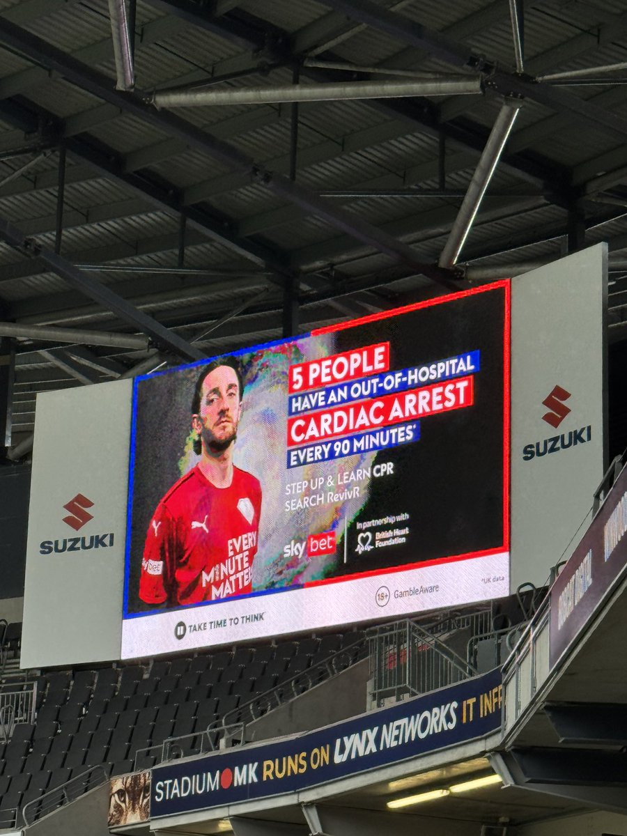 Ian Stringer (@stringersport) on Twitter photo Learn CPR ❤️ please.
<a href="/TheBHF/">British Heart Foundation</a>
Well done <a href="/MKDonsFC/">Milton Keynes Dons</a> for sharing the message. Learn CPR ❤️ please.
<a href="/TheBHF/">British Heart Foundation</a>
Well done <a href="/MKDonsFC/">Milton Keynes Dons</a> for sharing the message.