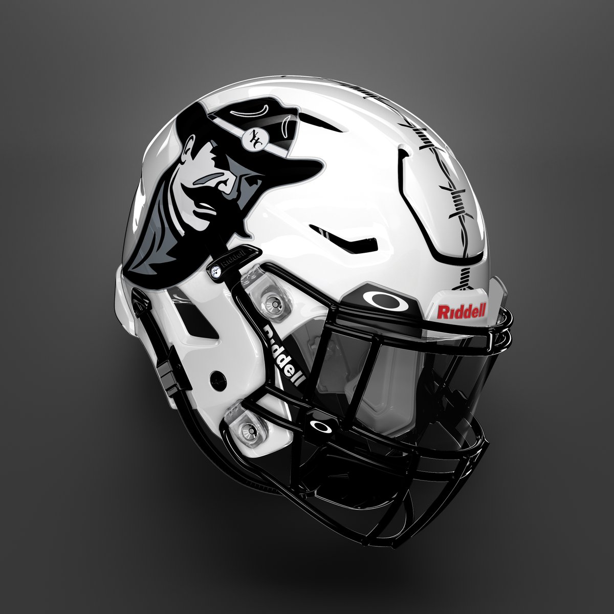 ALWAYS a fan favorite, the Norborne-Hardin Central Aggies are BACK with one of the best designs in the state!

Oversized Aggie logo and barbed wire stripe go hard 💯

Huge thanks to Coach <a href="/AJSW92/">Andrew</a> and the Aggies for rolling with <a href="/417helmets/">417 Helmets+Decals</a> for another season!