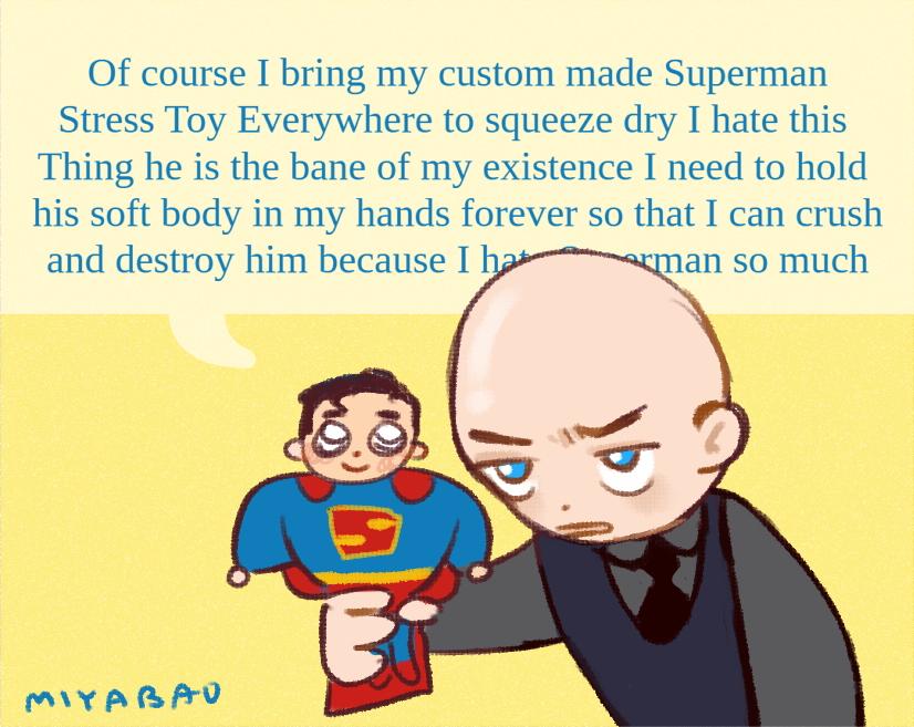 miyabau's tweet photo. [art/superman] whatever you say mister lex luthor https://t.co/6MzXIqYx4S