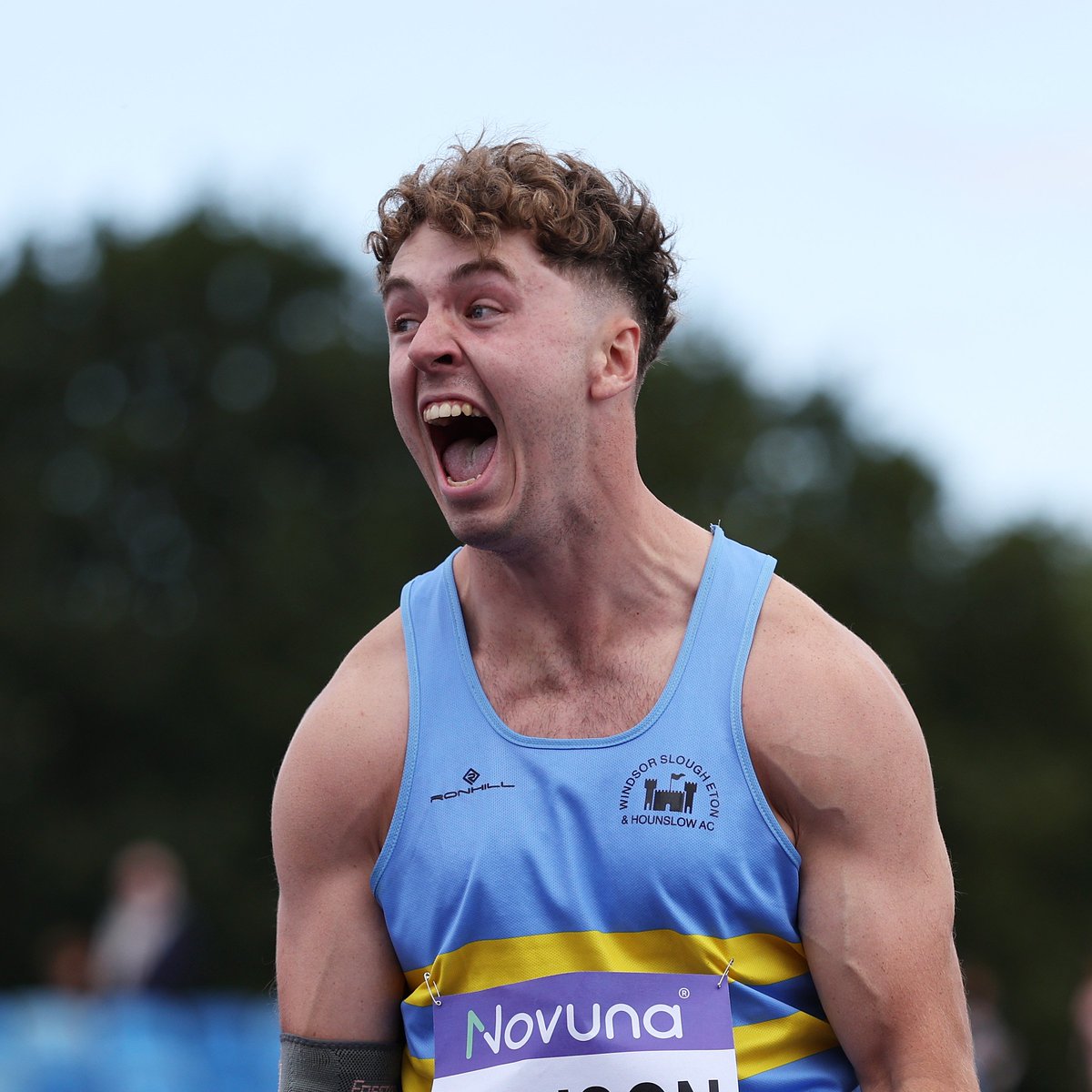 Our first @_novuna UK Athletics Champion 🏆🥳

Michael Allison throws an incredible new personal best of 78.48m to clinch men's javelin GOLD!

Just look at that celebration 🎉

#NovunaUKChamps2025