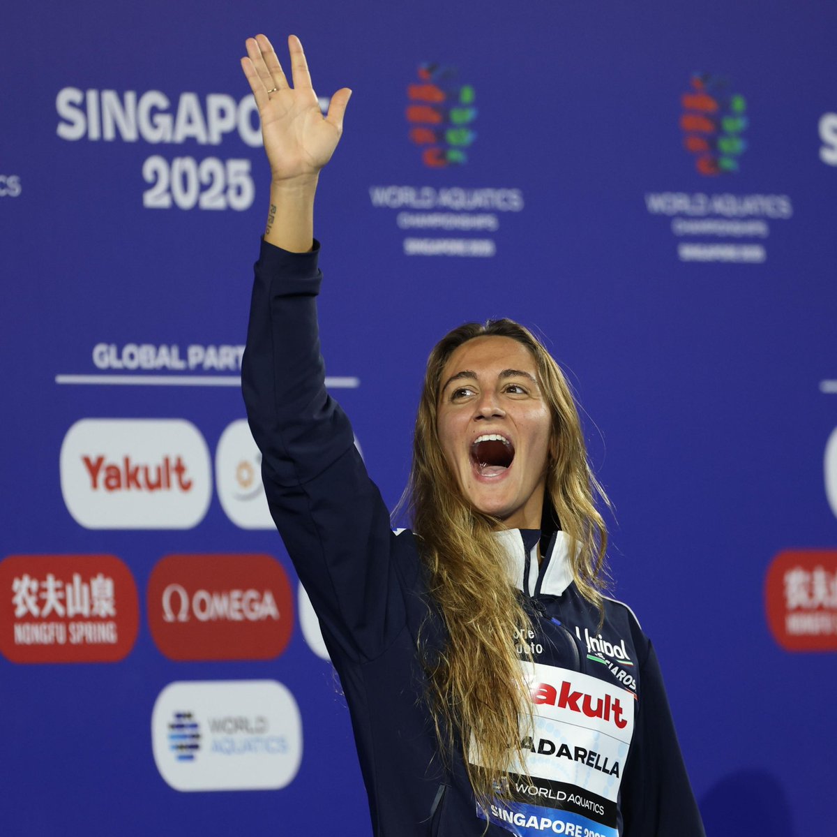RECORD EUROPEOOOOOO 🤩

Niente medaglia, ma CHE GARA di Quadarella ai Mondiali di Singapore!😯

Sfiora il podio e segna il nuovo primato continentale!💪

È lei la nuova regina d’Europa degli 800 sl! 👸

🗣️ “Ho fatto una gara contro il tempo. Sono contenta di avere due record