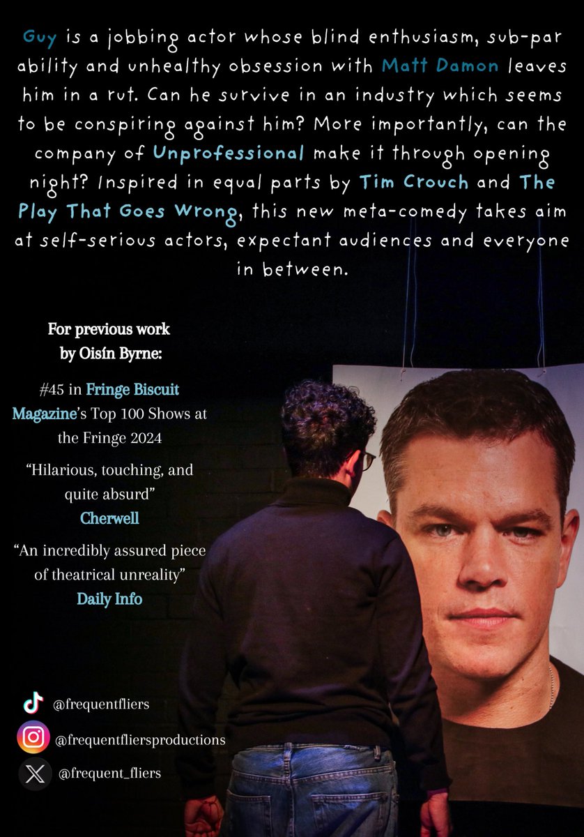 UNPROFESSIONAL at #edfringe 😎 tweet media