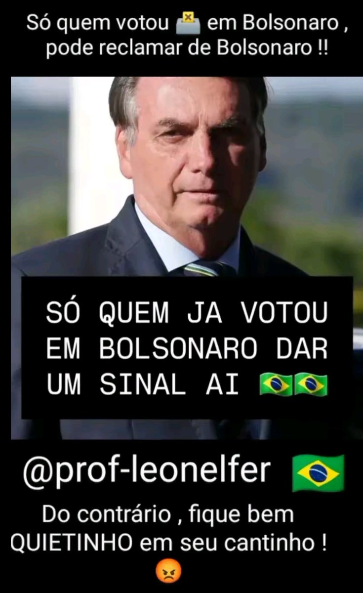 Prof_leonelfer's tweet photo. EM 2026 VOCÊ  VAI VOTAR NOVAMENTE  EM BOLSONARO  ? 
Deixe sua resposta nos comentários !!!
🇧🇷🇧🇷🇧🇷🇧🇷🇧🇷🇧🇷🇧🇷🇧🇷🇧🇷 https://t.co/LRqVjP8o9z