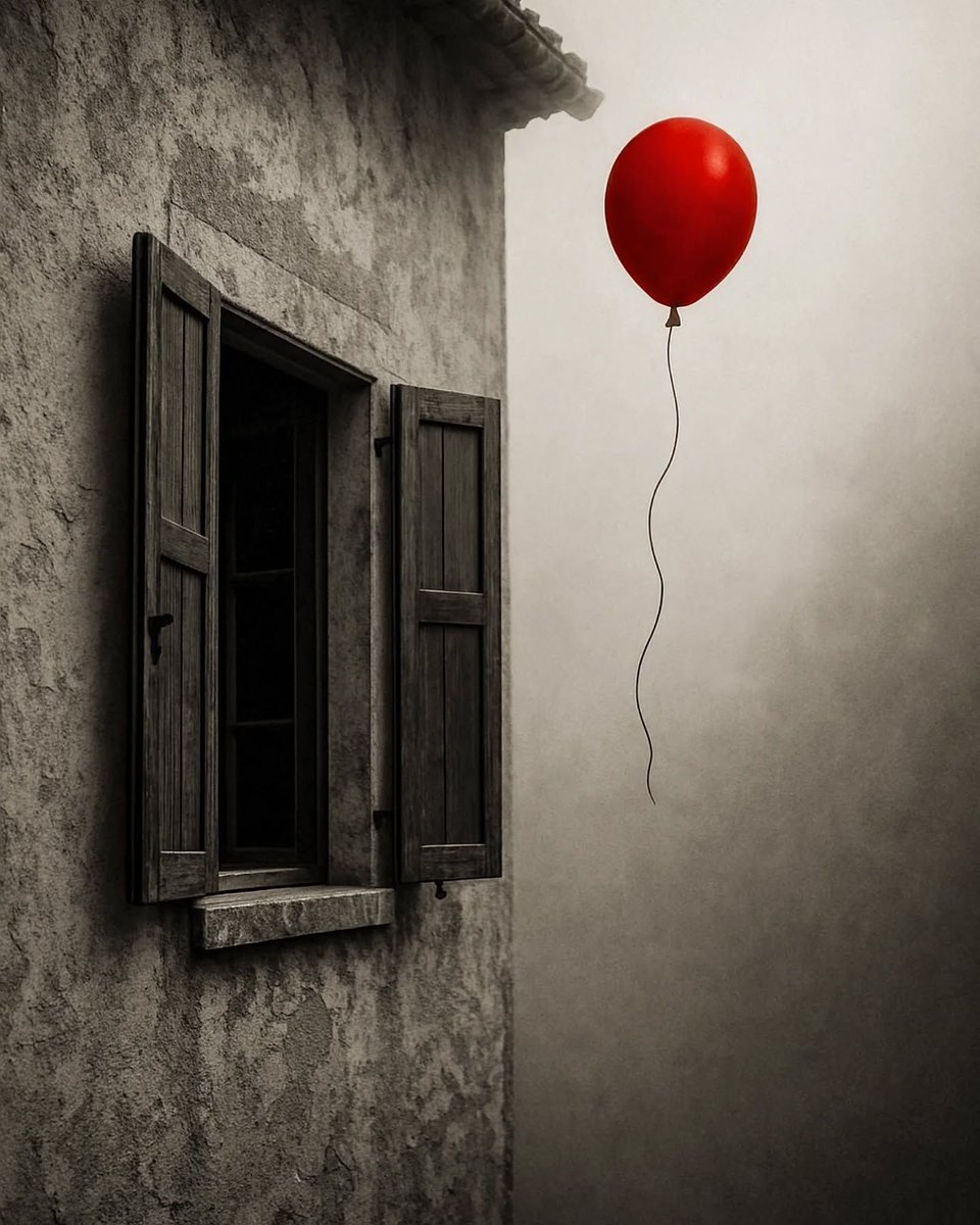 Nereye giderse gitsin, kırmızı balon kırmızı balondur..