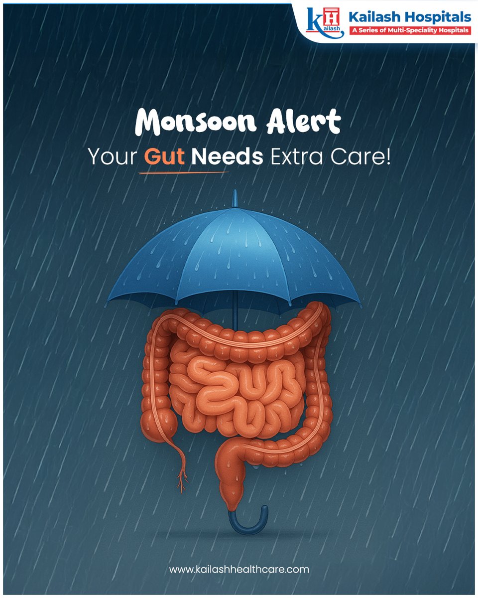 KailashHealth's tweet image. 🌧️ Monsoon Alert! While you enjoy the rainy season, don't forget that your gut needs extra care.

The monsoon season can be tough on your #guthealth, leading to common issues like #bloating and #acidity. Remember to take extra care of your diet and hygiene.
If problems persist,