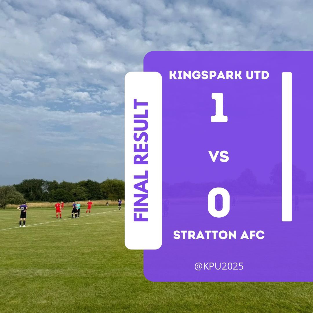KPU2025's tweet image. A good win and performance in our final pre season game against very good @AfcStratton side. We wish them well for the rest of the season. 

Our attention now turns to the League Cup group stage, a big week of training lies ahead for the lads. 

#KPU2025 #PreSeason 💜