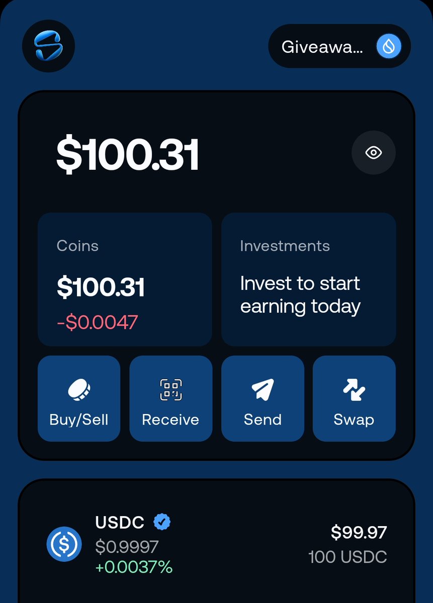 mike_jnr1's tweet image. GIVEAWAY
- Prize:
🤑 100 $USDC 🤑
- Requirements:
1️⃣ Like + Retweet this tweet
2️⃣ Follow @mike_jnr1 &amp; @Cleverman_Alex
3️⃣ Tag 3 friends
⌛️ Ends in 72H