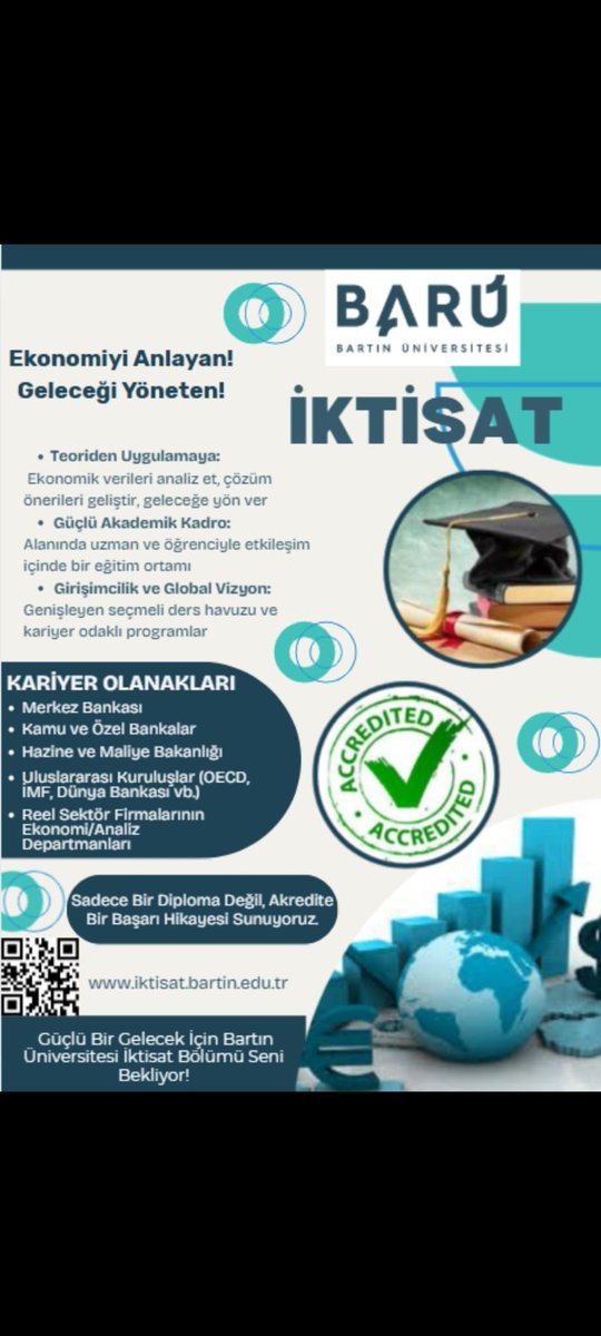 Ramazan ARSLAN (@r_arslan02) on Twitter photo Değerli aday öğrencilerimiz, hayallerinize giden yolda Bartın Üniversitesi iktisat bölümü olarak her zaman yanınızda olacağız. Gelin başarı hikayelerimizi birlikte yazalım. Sizleri Bartın Üniversitesi İktisat Ailesi’ne sabırsızlıkla bekliyoruz.
<a href="/baruedutr/">Bartın Üniversitesi</a>
<a href="/bartiniktisat/">Bartın Üniversitesi İktisat Bölümü</a> Değerli aday öğrencilerimiz, hayallerinize giden yolda Bartın Üniversitesi iktisat bölümü olarak her zaman yanınızda olacağız. Gelin başarı hikayelerimizi birlikte yazalım. Sizleri Bartın Üniversitesi İktisat Ailesi’ne sabırsızlıkla bekliyoruz.
<a href="/baruedutr/">Bartın Üniversitesi</a>
<a href="/bartiniktisat/">Bartın Üniversitesi İktisat Bölümü</a>